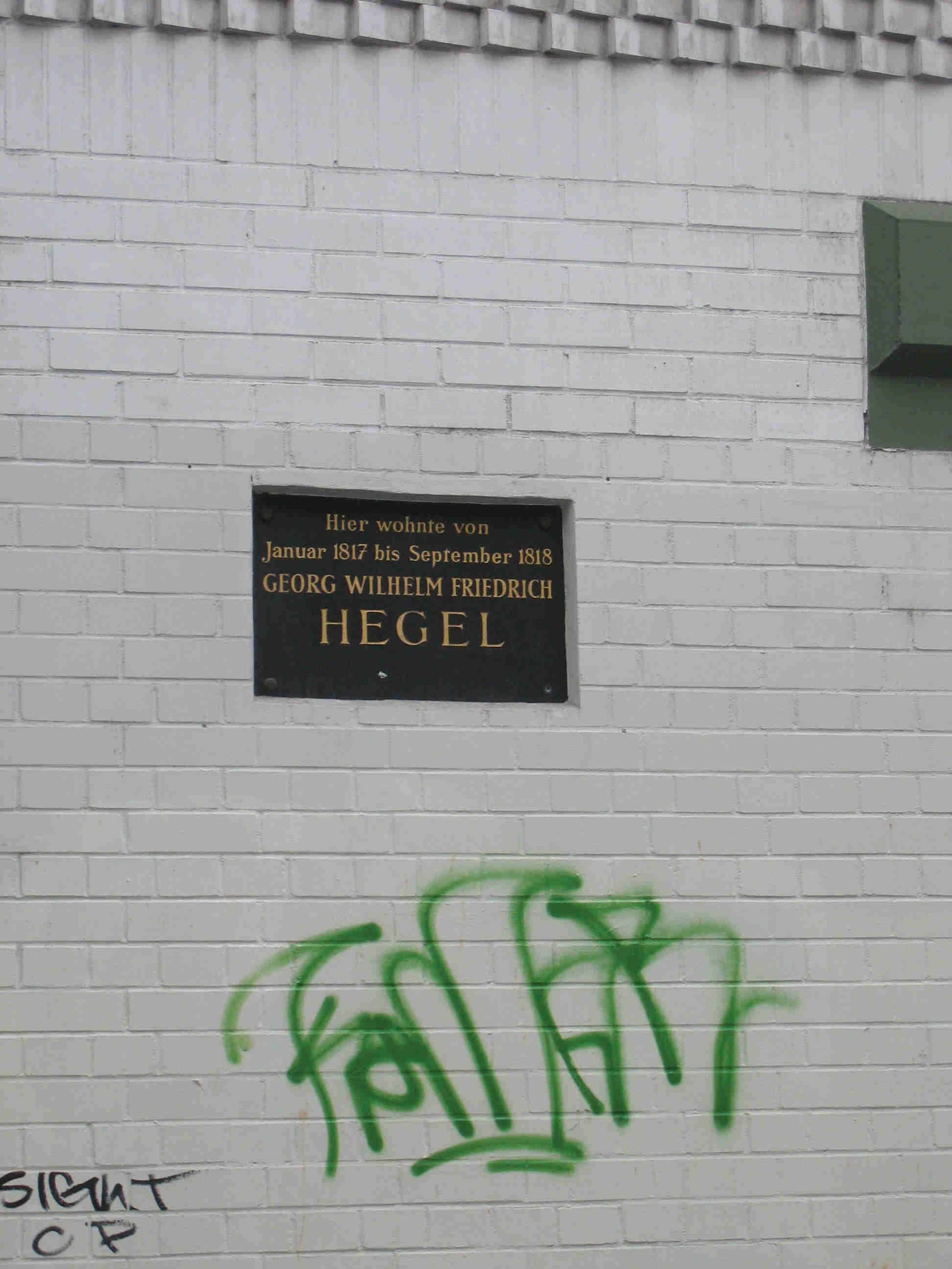 Hegel in der Tiefgarage