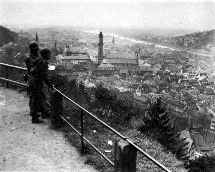 Amerikaner in Heidelberg 1945