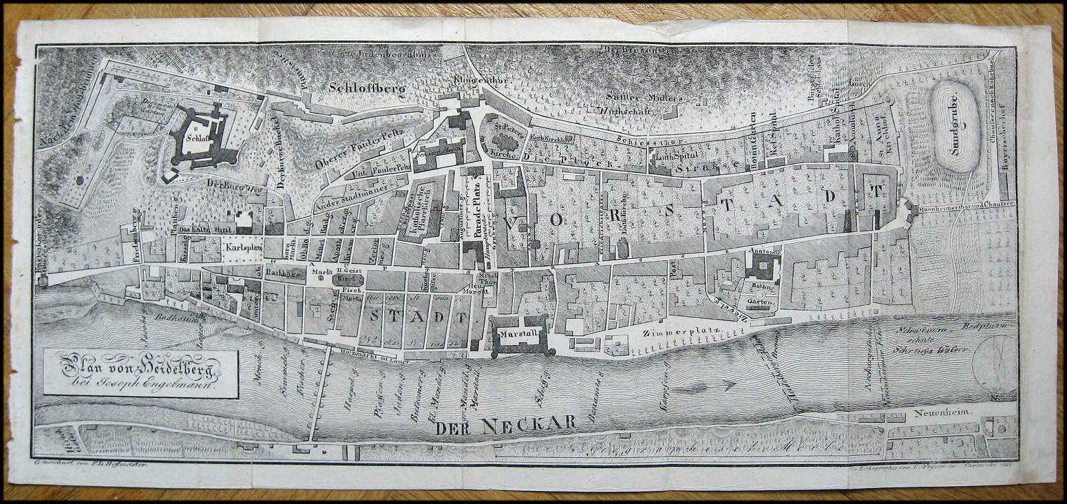 Stadtplan 1821