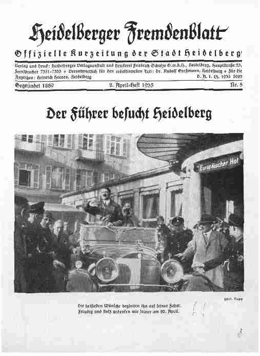Der Führer in Heidelberg