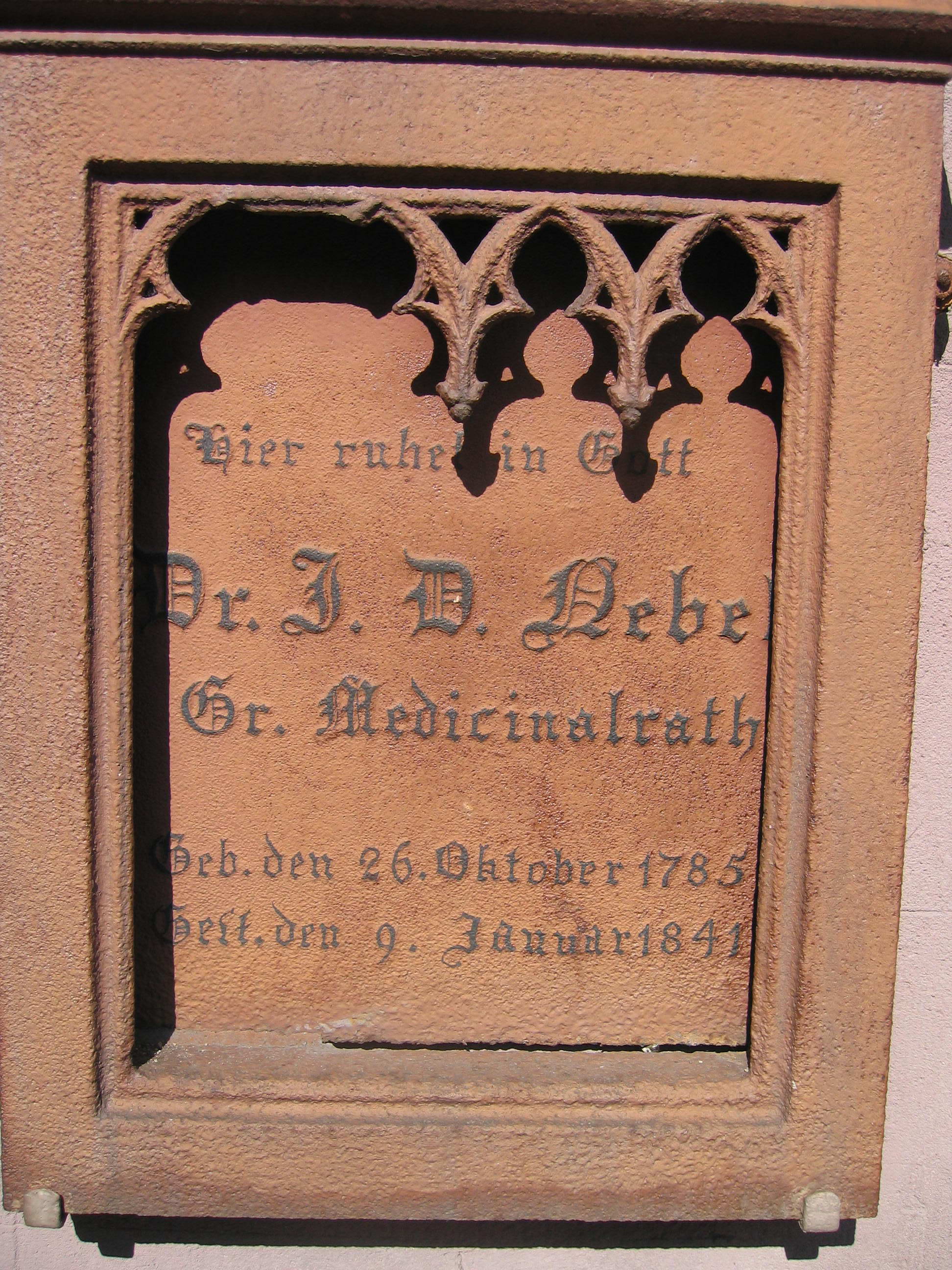 J. D. Nebel (1785-1841)